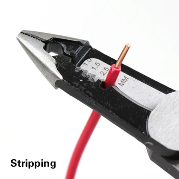 Cablu de Sârmă Stripteuză Instrumente Noi multifuncționale Mână pentru Dezizolat Sârmă/Tăiere/Distribuirea/Prindere clește 1.0-4.0mm2