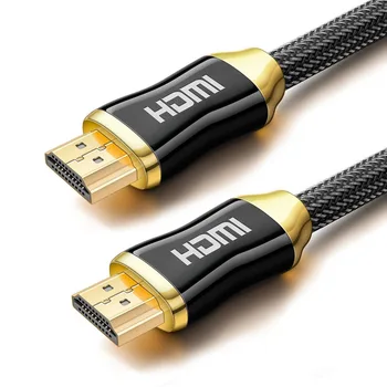 Cablu Hdmi Pentru Hdmi2.0 4k Aliaj de Zinc Hd Linie Pentru Calculator Hdtv Conexiune Video Linii pentru TV Proiector 1M/1.5/2M/3M/5M/8M/10M/15M