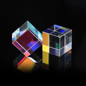 Cadou 25*25*25mmColor prisma cub de lumină un cadou de la optic experiment de puzzle Cub de Sticlă Optică