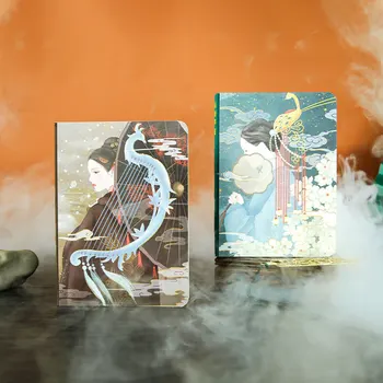 Cadou De Papetărie Chinese Fairy Notebook Set Student Jurnal De Carte De Carte De Mână Set Mână Cont Cutie De Cadou Carte Veche Retro