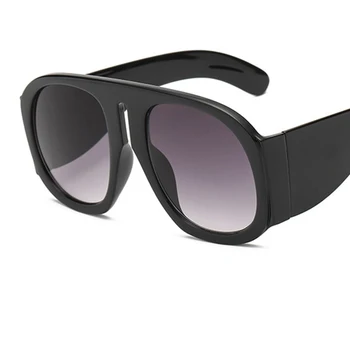 Cadru mare pilot de sex Feminin de ochelari de Soare Fashion Brand de Lux clar ochelari de Soare Barbati supradimensionat ochelari de soare pentru femei de vară pentru bărbați