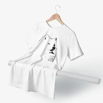Cainele Samoyed Tricou Samoyed T-Shirt Bumbac imprimat Tricou Maneci Scurte Plus dimensiune Mens Tricou Minunat