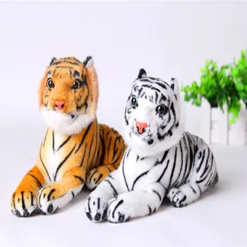 CALD Viața Reală Tigru de Pluș Jucărie Moale Animale Împăiate Păpușă Copii cadouri de Vacanță Moale Jucarii Model Cadouri jucarii pentru copii