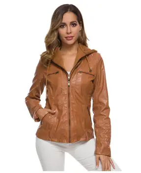 Caldă de Toamnă și de Iarnă pentru femei geaca de piele cu fermoar motocicleta jacheta de piele scurt paragraf PU jacheta de mari dimensiuni haina 3XL