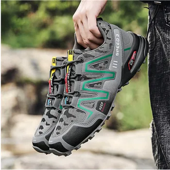 Calitate inalta in aer liber Adidași Bărbați Confortabil Drumeții Montane Pantofi de Camuflaj de Lucru Non-alunecare Dimensiune 39-47