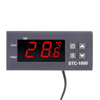 Calitate Universal Digital STC-1000 Controler de Temperatura Termostat cu Sonda -50~99C 220 V Acvariu w/Senzor de Toate-Scop