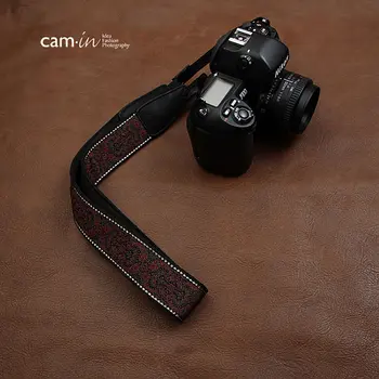 Cam-în 7423 bumbac țesute curea aparat foto retro brodate digital SLR aparat de fotografiat de Gât Curea de Umăr pentru Nikon Canon