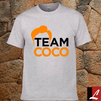 Camasa noua Echipa Coco Conan Obrien Logo-ul Sport Grey Tricou Negru Marimea S 3Xl