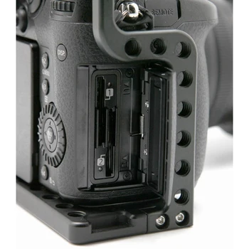 Camera Cage Stabilizator, Aliaj de Aluminiu Camera Video Cușcă pentru Panasonic GH5/5S cu Mâner de Top