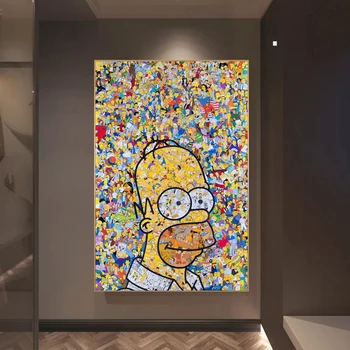 Camera copiilor Arta de Perete De Desene animate the Simpsons Poster Decor Acasă De Desene animate the Simpsons Poster Decor Acasă