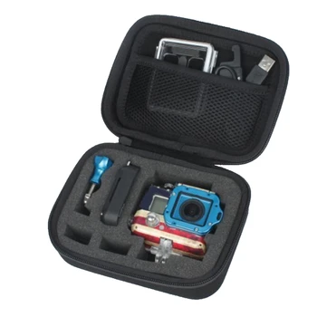 Camera de acțiune Caz de Depozitare Sac Geantă de mână pentru Gopro Hero 3 3plus 3+ Sport Cam de Caz Portabile Caseta de Protecție Husă de Colectare Sac EVA