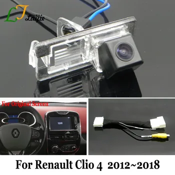 Camera retrovizoare Cu 24Pin Cablu Adaptor Pentru Renault Clio 4 IV / OEM Monitor Compatibil HD Auto Backup Inversa aparat de Fotografiat