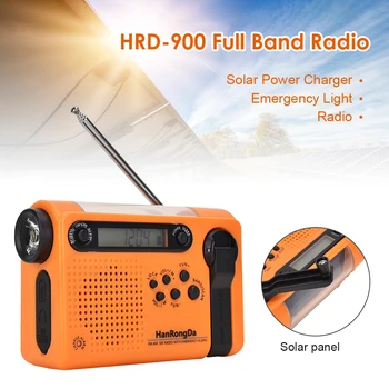 Camping Drumetii Lanterne Banca de Alimentare Portabil Solar Full Band Radio Radiogramă Utilizare Lanterne LED-uri de Urgență