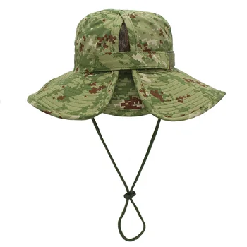 Camuflaj Fisherman ' s Bucket Hat Shield Bonnie Hat Pentru Jungla Activități de Vară Activitatea Pastorală Palarie de Soare Pentru Barbati