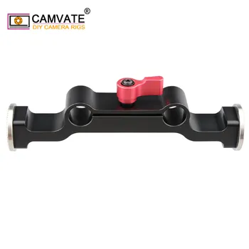 CAMVATE Camera Standard Universal 15mm Dual Tijă de Prindere Cu ARRI Rozeta M6 cu Filet Pentru aparat Foto DSLR Umăr Rig Sistem de Sprijin