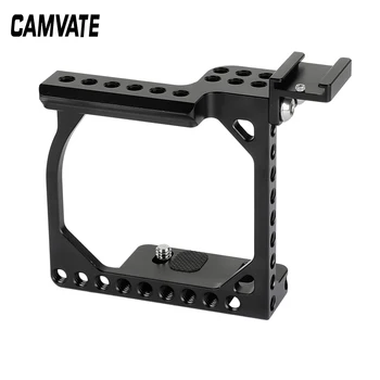 CAMVATE Foto DSLR Cage Detasabil Cu Pantofi Adaptor de Montare& NATO Feroviar Pentru Sony A6000/A6300/A6400/A6500/A6600 & Canon EOS M/ M10
