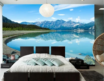 Canada, Lac, Munți, Pietre, Peisaj, Lac, Natură, tapet,papel de parede,tv camera de zi canapea perete dormitor tapet 3d picturi murale