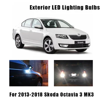 Canbus LED Alb de Lumină Exterioară Sub Lampă Oglindă Inversă Back-Up Bulb Pentru Skoda Octavia 3 MK3 MKIII 2013-2019