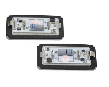 Canbus LED Alb Numărul de Înmatriculare Lumini Pentru Fiat 500, 500C 2009-OEM: 51800482