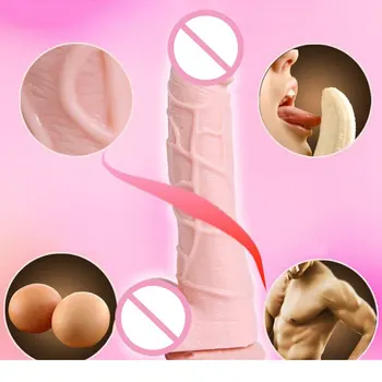 Candiway silicon moale realist vagin masaj vibratoare masturbari femeia patrunde barbatul adult jucarii sexuale vibratoare imense pentru femei 1 buc