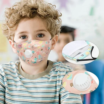 CANFU Anti-virus Fată Băiat Reutilizabile pentru Copii Mască de Protecție cu Filtru gura Masca Garnitura Poluarea cu Praf Dovada Masca Masca cu Filtru