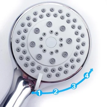 Cap de duș portabile noi cinci-modul multi-funcție de presurizare plastic abs hand-held cap de duș