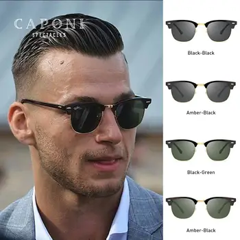 CAPONI Polarizat ochelari de Soare Barbati Femei Brand Popular Design Clasic, Ochelari de Soare Acoperire Lentile Umbra Fete de Moda Ochelari de CP3101