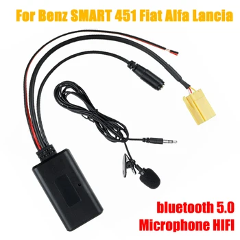 Car Audio bluetooth Cablu Adaptor W/ HIFI Microfon MIC AUX IN Muzica Pentru Fiat Pentru Alfa Pentru Lancia Pentru Benz SMART 451