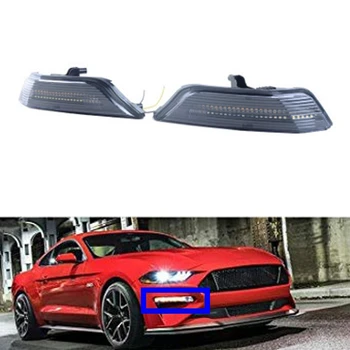 Car LED Lumina de Semnalizare Față cu Apă Flash Funcție pentru Ford Mustang-2017