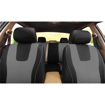 Car Seat Cover Set Universal Auto Huse Auto pentru Skoda Fabia 1 3 Rapid Spaceback 2017 Roomster Yeti 2020 Vehicul Scaun Protector