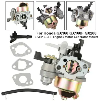 Carburator Carb se Potrivesc pentru Honda GX160 GX168F GX200 5.5 HP, 6.5 HP + Conducta de Combustibil Garnituri Motor