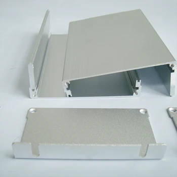 Carcasa din aluminiu Cutie de disipare a Căldurii PCB Instrument Cutie DIY Proiect Electronic Caz 85mm*46mm*130mm 8063