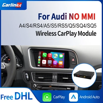 Carlinkit Decodor 2.0 Pentru AUDI A4 A5 S4 Q5 NON MMI Pentru Apple CarPlay, Android Multimedia iPhone Android cu Fir Wireless Kit Oglinda