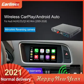 Carlinkit Wireless CarPlay pentru Audi A4 A5 S5 Q5 Withount MMI muItimedia interfață CarPlay si Android auto Kit Retrofit Airplay