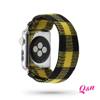 Carouri Nailon Elastic Apple Watch Band,Tricotate Întindere Curea de Ceas,Pentru Iwatch 38/40 mm 42/44mm,Tesatura de Moda Brățară Ceas