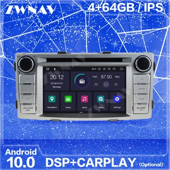 Carplay IPS DSP Android 10.0 Ecran Pentru Toyota Hilux Fortuner 2012 2013 Audio Auto Radio Stereo Multimedia Player Unitatea de Cap