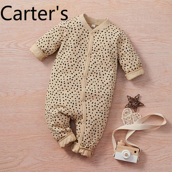 Carter ' s Baby primăvara și toamna romper salopeta cu complet maneca lunga print romper Nou-Născuți Haine pentru Copii Haine pentru Copii Nou-Născuți