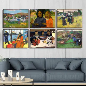 Casa De Decorare Arta De Perete Imagini Fro Living Poster Print Panza Tablouri Francez Paul Gauguin 2