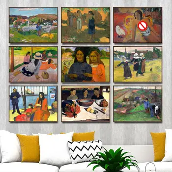 Casa De Decorare Arta De Perete Imagini Fro Living Poster Print Panza Tablouri Francez Paul Gauguin 2