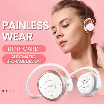 Cască Bluetooth Căști Sport binaurale Wireless Headset Bluetooth care Rulează Stereo cu Card Micro SD Mp3 Player de Muzică