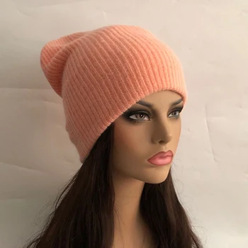 Casual de Iarna noi Lână Pălărie Solid simplu blana de Iepure Beanie Hat pentru Femei de Iarnă Chelioși Cald Gravity Falls Capac Gorros Capac de sex Feminin