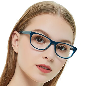 Casual Tocilar Optice Cadru Femei Anti-Albastru Glasse Anti-Oboseala Obiectiv Clar Durabil Rame de Ochelari Cadou MARE AZZURO OC7105