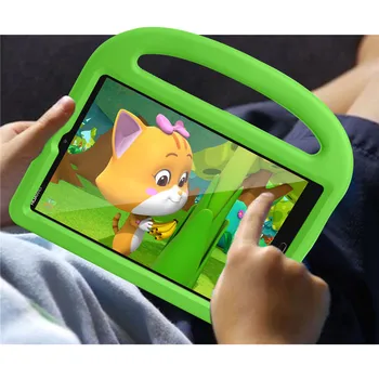 Caz pentru Huawei MediaPad T3 8.0 M3 Lite 8.0 M5 Lite 8.0 M3 M5 M6 8.4 Mână Plină de Protecție pentru Copii în condiții de Siguranță Silicon husa pentru Tableta