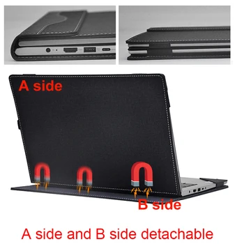 Caz Pentru Lenovo Ideapad S340 S540 530S 14 Inch S340-14 Laptop Maneca Detasabila Capac Notebook Geanta de Protectie a Pielii Stylus