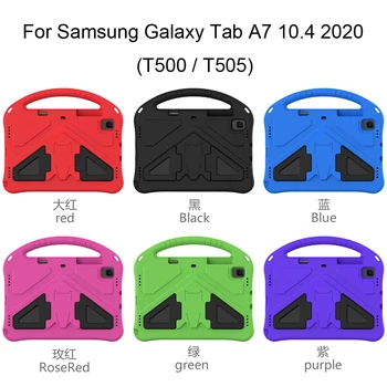 Caz Pentru Samsung GALAXY Tab A7 10.4 inch SM-T500 T505 Tab S5e T720 T725 Tab S6 T860 T865 EVA copiii Acoperi S6 Lite P610 P615 coque