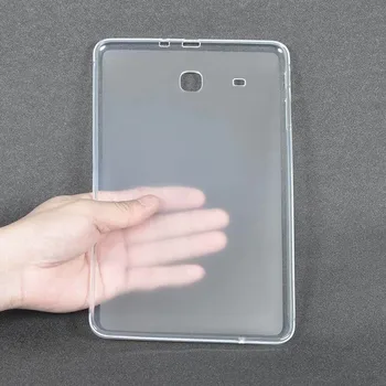 Caz pentru Samsung Galaxy Tab E 9.6 SM-T560 T561 TPU Moale Capacul de 9.6 inch Samsung SM-T560 SM-T561 Tableta Cazuri Shell+Cadou