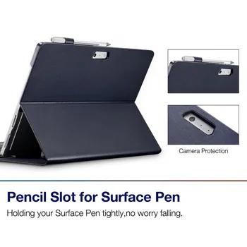 Caz pentru Surface Pro 4,VSH stil Business din Piele PU Laptop Pliabil Suport Folio Stand Caz pentru Noi Suprafață pro 5 2017 Notebook