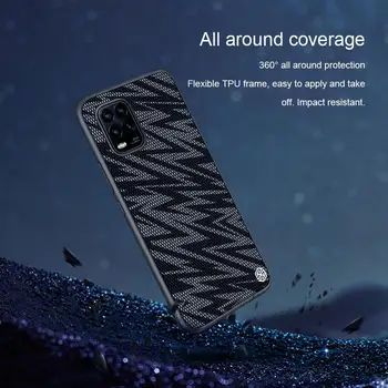 Caz Pentru Xiaomi Mi 10 Tineri 5G Cover NILLKIN Sclipire Caz poliester Reflectorizante Capacul din Spate Pentru Xiaomi Mi Lite 10 5G