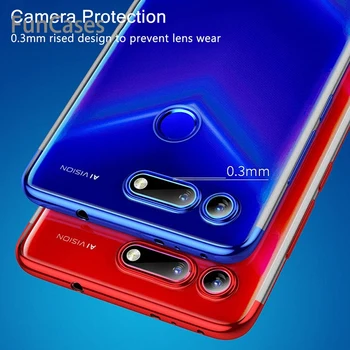 Cazul În Care Telefonul Pentru Huawei Honor V10 Caz Transparent Placare Silicon Slim Capacul Din Spate Pentru Onoare View10 V10 Vizualiza 20 V20 Telefon Coque