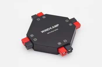 Cea mai recentă versiune WINDCAMP AP-4 30A POWERPOLE SPLITTER 4-CH alimentare Distribuitor HAM Radio